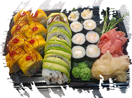 Zestaw sushi dla 2 osób: Krewetkowy 2 - 22 szt. 