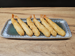 TORPEDO - bardzo chrupiące krewetki w panko - 6 szt + sos sł.chili