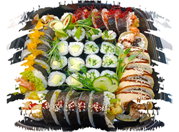 Zestaw sushi dla 3 osób lub więcej: MITSU - 40 szt.  