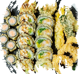 Zestaw sushi dla 2 osób:  Tempura 2 - 26 szt.