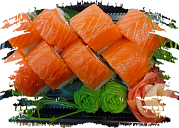 California: Philadelfia łosoś surowy