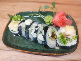 Futomaki: Sandacz w tempurze