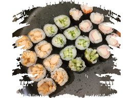 Zestaw sushi dla 1 osoby: Hosomaki 1 - 24 szt. 